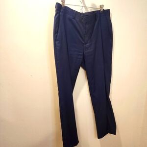 Lauren Ralph Lauren Men's Flat From  Straight legs Navy blue pants size …